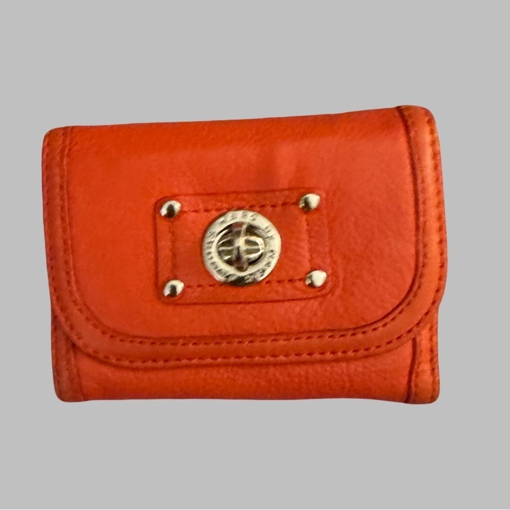 MARC JACOBS Orange Leather Women's Wallet